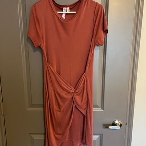 Body con - high low midi dress